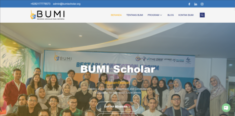 BUMI Scholar Website
